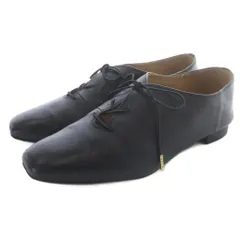 オウバニスター AU BANNISTER 近年モデル レースアップソフトシューズ レザー 36 黒のサムネイル
