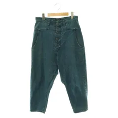 パドカレ pas de calais ボタンフライ サルエルデニム パンツ ワイド 34 インディゴ /CX ■OSのサムネイル