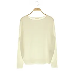 ボールジー BALLSEY トゥモローランド 26SS スビンコットン ボートネックプルオーバー カットソー 長袖 S ホワイト /MY ■OSのサムネイル