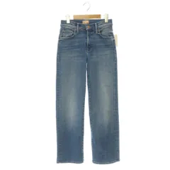 マザー mother THE MID RISE ZIP RAMBLER ANKLE デニムパンツ ジーンズ ストレッチ 24 ブルー /MY ■OSのサムネイル
