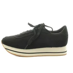 ザラ ベーシック ZARA BASIC スニーカー シューズ 22.5cm 黒 ブラック 6710-101-040 /AN11のサムネイル