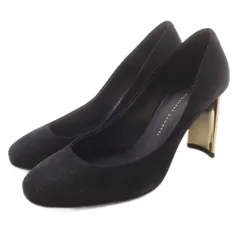 ジュゼッペザノッティデザイン GIUSEPPE ZANOTTI DESIGN パンプス スエード 36 黒のサムネイル