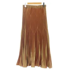 エリオポール heliopole RANDOM PLEATED SKIRT スカート 38 茶 ブラウン プリーツ加工 24003023067HN /GPのサムネイル