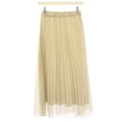 N.Natural Beauty Basic N.ナチュラルビューティーベーシック プリーツスカート ミモレ ロング シアー M ベージュ /HNのサムネイル