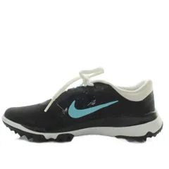 ナイキゴルフ NIKE GOLF FI IMPACT スパイクレスゴルフシューズ スニーカー 23.5 黒 ブラック 青 ブルー ロゴ 612661-001 /GGのサムネイル