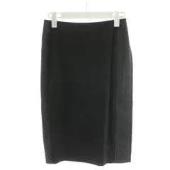 バレンシアガ BALENCIAGA PARIS タイトスカート ひざ丈 36 グレー 黒 ブラック 328796 TGI35 /AN34のサムネイル