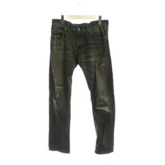 デラックス Deluxe デニム ジーンズ S グレー ダメージ加工 /JP ■MAのサムネイル