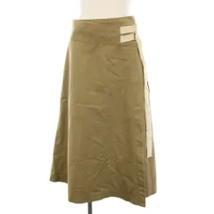 フレッドペリー FRED PERRY ディッキーズ Dickies ラップスカート 巻きスカート ロング フレア 10 ベージュ 181W40FP02 /YTのサムネイル