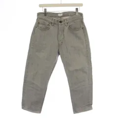 シオタ CIOTA スビンコットン 13.5oz テーパードデニムパンツ ジーンズ ジップフライ 30 グレー NPTM-2TP /BMのサムネイル