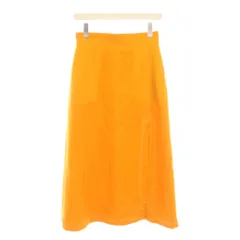 オーラリー AURALEE 20SS WOOL KID MOHAIR KERSEY SLIT SKIRT スリット スカート ロング ウール モヘヤ 1 オレンジ A20SS07MK /YM31のサムネイル