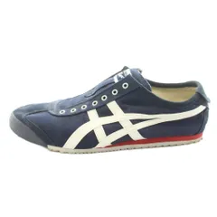オニツカタイガー Onitsuka Tiger MEXICO 66 SLIP-ON スリッポン スニーカー ローカット キャンバス US10 28cm 紺 ネイビー TH3K0N /KUのサムネイル