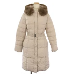 プロポーション ボディドレッシング PROPORTION BODY DRESSING 24AW ベーシックロングダウンジャケット ジップアップ フード ファー XS ピンク 121-4252005 /BM ■BMのサムネイル