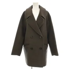 スピック&スパン Spick&Span 19AW ハミルトンラムズウール ダブル チェスターコート ウール混 36 チャコールグレー 19-020-200-5010 /☆G ■BMのサムネイル