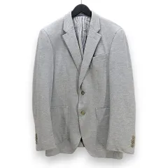 トミーヒルフィガー TOMMY HILFIGER テーラード シングル ジャケット 46 グレー 灰系 裏地 ストレッチのサムネイル