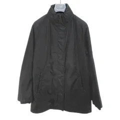プラダ PRADA 2023 dna99s s231 1wq8 RE-NYLON ジャケット コート 中綿 ミドル丈 中綿 比翼 42 黒系 ブラック ジップアップのサムネイル