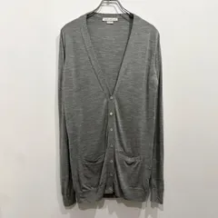 JOHN SMEDLEY ジョンズメドレー カーディガン グレー ニュージーランド メリノウール イングランド製 S【送料込み】のサムネイル