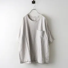 ハウス HUIS in house SUVIN COTTON シームレスビッグTシャツ F アイスグレー／トップス 半袖 クルーネック 遠州織物【2400015089577】のサムネイル