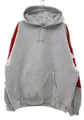 シュプリーム SUPREME 23AW BIG LOGO JACQUARD HOODED SWEATSHIRT GREY L ビッグ ロゴ ジャガード フーディ スウェット シャツ グレー 【ブランド古着ベクトル】【中古】☆AA★260120のサムネイル