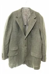ブルネロクチネリ BRUNELLO CUCINELLI テーラードジャケット サイズ50 ブレザー ウール リネン シルク イタリア製 グリーン 【ブランド古着ベクトル】【中古】●250605のサムネイル