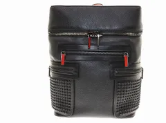 クリスチャンルブタン Christian louboutin アポルビ スパイク スタッズ バックパック リュックサック レザー ブラック 【ブランド古着ベクトル】【中古】●▲■260212のサムネイル