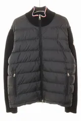 モンクレール MONCLER CARDIGAN TORICOT BLACK L K20919B00003 ニット ダウン切替 ジップアップ ジャケット ブラック 【ブランド古着ベクトル】【中古】260406のサムネイル