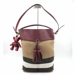 極美品☆BURBERRY バーバリー アッシュビー ショルダーバッグ ポーチ付 
