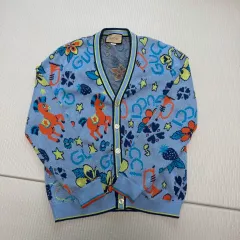 グッチ 馬 パータン ブルー カーディガンのサムネイル