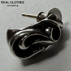 CHROME HEARTS カーブドティアドロップピアス 925 - メルカリ