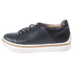 LANVIN (ランバン) レザーローカットスニーカー シューズ スタッズ パテント ブラック 2490 レディースのサムネイル