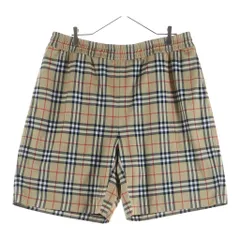 BURBERRY (バーバリー) ヴィンテージ ノバチェック コットン ハーフパンツ ショートパンツ ボトムス #XXL ブラウン 8026469のサムネイル