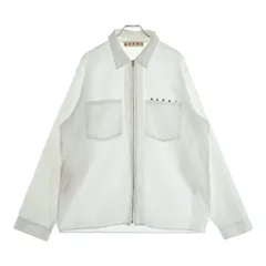 MARNI (マルニ) 25AW ジップアップ 長袖シャツ ホワイト CUMU0297P0のサムネイル