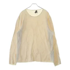 GIORGIO ARMANI (ジョルジオアルマーニ) ボタニカル柄 コットン クルーネック 長袖Tシャツ ホワイト 3LSM29 SM36Zのサムネイル