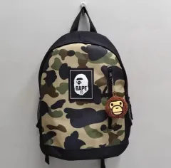 A BATHING APE アベイシングエイプ カモフラージュ サイド ロゴ バックパック 日本雑誌付録 リュック リュックサック バッグのサムネイル