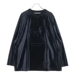 ALEXANDER WANG (アレキサンダーワン) フロントロゴデザイン Vネック 長袖ゲームシャツ カットソー ブラック 6CC2231004のサムネイル