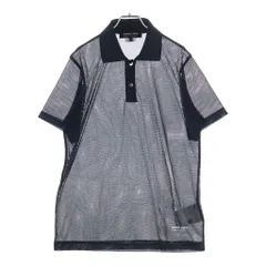 COMME des GARCONS HOMME DEUX (コムデギャルソン オムドゥ) メッシュ 半袖ポロシャツ DQ-T020 ブラックのサムネイル
