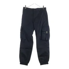 PRADA (プラダ) Re-Nylon Double Pocket Cargo Pants リナイロン トライアングルロゴ ナイロンカーゴパンツ ブラック SPH130 S211 1WQ8のサムネイル