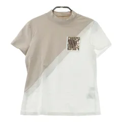 サイズ：38 LANVIN SPORT ランバン スポール  モックネック 半袖Tシャツ  ホワイト系 [240101745669] ゴルフウェア レディース ストストのサムネイル