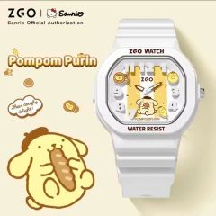 ポムポムプリン ダイヤル アナログ サンリオ 腕時計 限定 海外 コラボ
