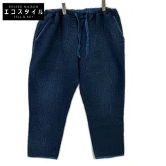Porter Classic　ポータークラシック　インディゴ 刺し子 NEW SASIKO CROPPED PANTS/ニュー刺し子クロップドパンツのサムネイル