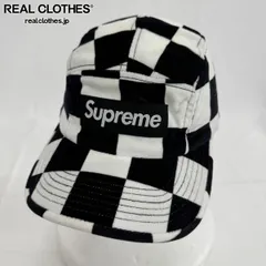 Supreme/シュプリーム【20AW】Velvet Camp Cap Checkerboard