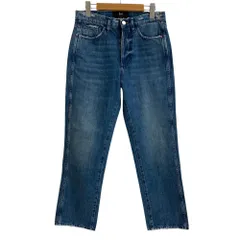 美品 3×1 スリーバイワン ドゥロワー取り扱い デニムパンツ ジーンズ W25 インディゴブルー レディース 古着 中古 USEDのサムネイル