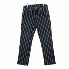 RALPH LAUREN ラルフローレン デニムパンツ ジーンズ ボトムス ストライプ柄 ストレート 濃いインディゴ 6【M】 レディース 【中古】のサムネイル