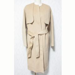 Theory luxe 38トレンチ風 リバーコートカシミヤ混 セオリーリュクス