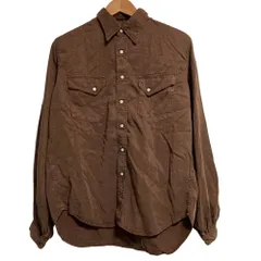 美品 Wrangler for Ron Herman ラングラー ロンハーマン 別注 ロングスリーブ ウエスタンシャツ WS9137 サイズS ブラウン レディース 古着 中古 USEDのサムネイル