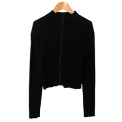 良品 25SS EDIT. FOR LULU エディットフォールル abcリブジップカーディガン サイズF ブラック レディース 古着 中古 USEDのサムネイル