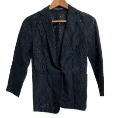 美品 VIVIENNE TAM ヴィヴィアンタム カットワーク テーラードジャケット サイズ1 ブラック レディース 古着 中古 USEDのサムネイル