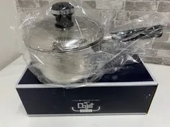 未使用★ miyaco  オブジェ ソースパン18cm 片手鍋 3層鋼鍋 OJ-4のサムネイル