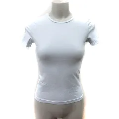ストラネス STRENESSE Tシャツ カットソー 半袖 刺繍 34 XS 水色 /YIのサムネイル