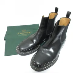 Church's チャーチ NIRAH 2 スタッズ サイドゴアブーツ サイズ39 約25.5-26cm ブラック  レディース 古着 中古 USEDのサムネイル