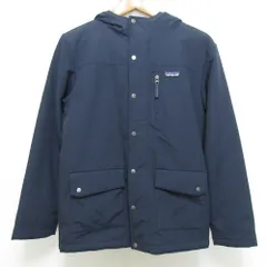 美品 patagonia パタゴニア ボーイズ インファーノ ジャケット ブルゾン 68460 キッズサイズ XL 14Y ネイビー キッズ 古着 中古 USEDのサムネイル